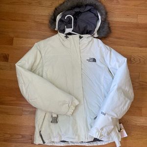 White north face ski jacket. Barely used.